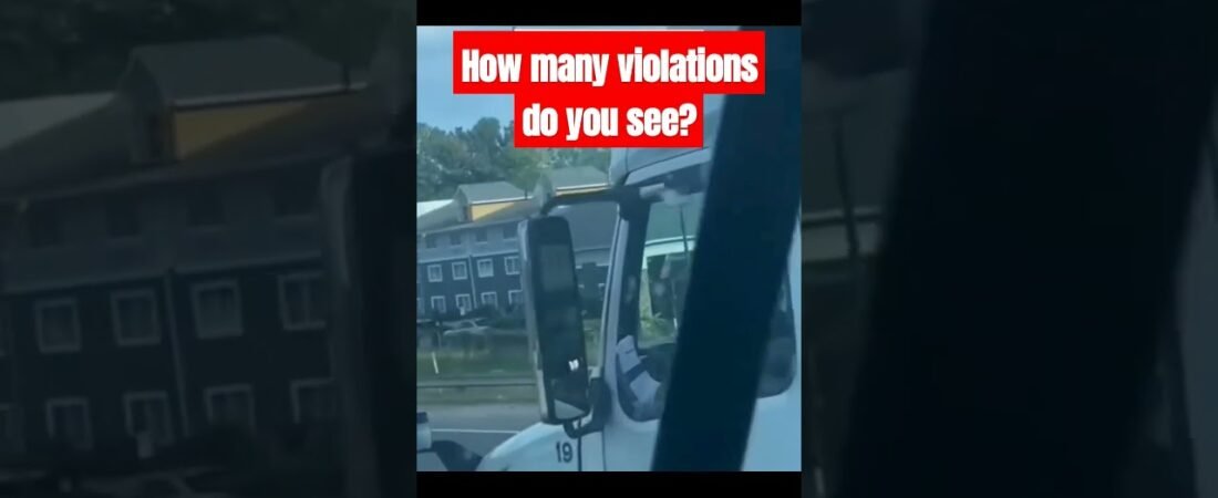 How many violations can we fit into one video? Let’s count them together.