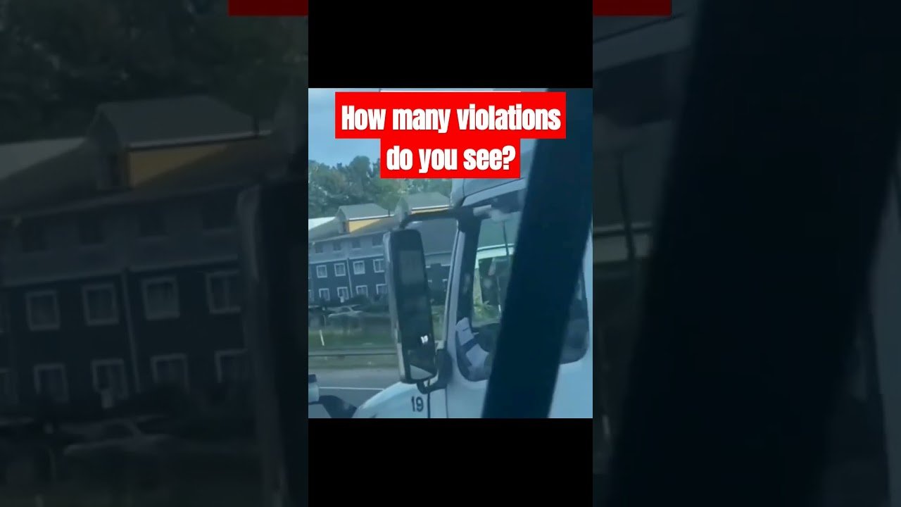 How many violations can we fit into one video? Let’s count them together.
