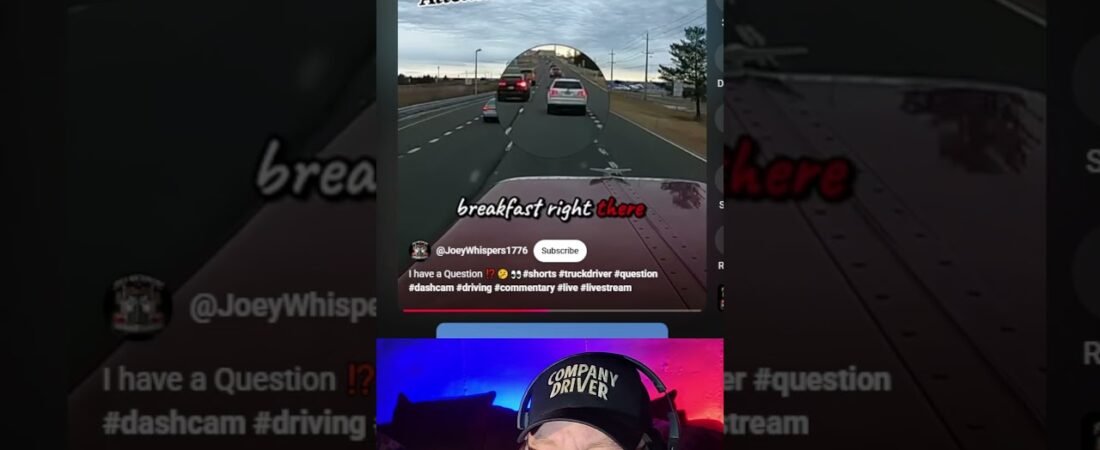 How this trucker avoids every accident is impressive!