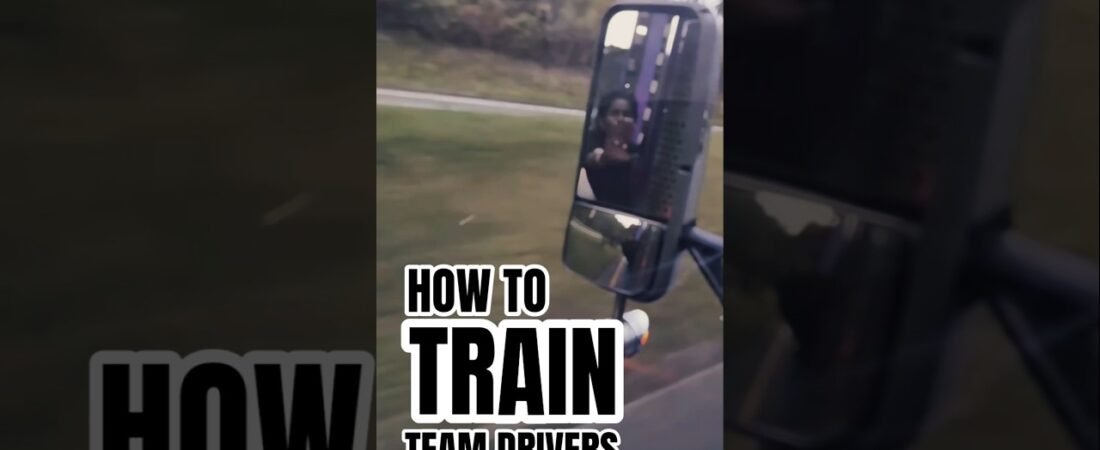 How to Train Team Drivers to do what you want.