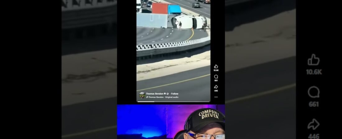 How to properly block the highway with a semi truck