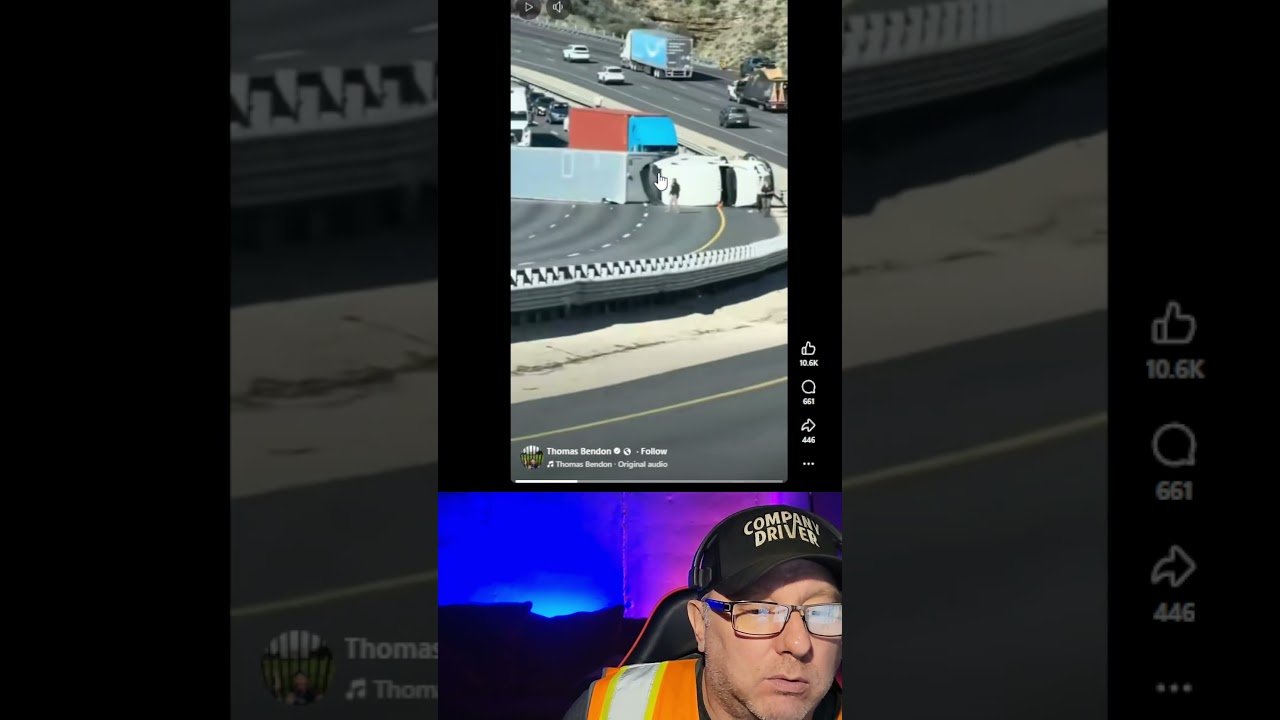 How to properly block the highway with a semi truck