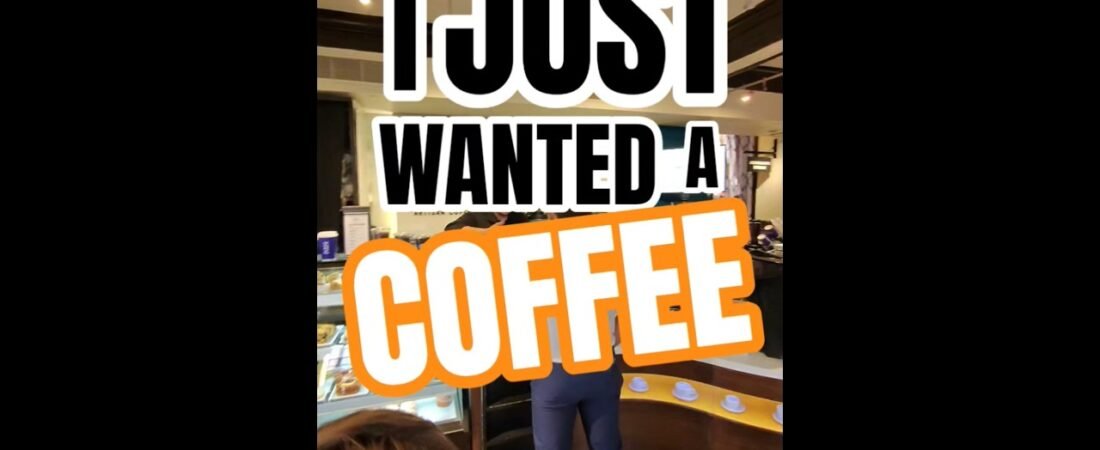 I JUST WANTED A COFFEE. What I got was a GRINDER hookup!