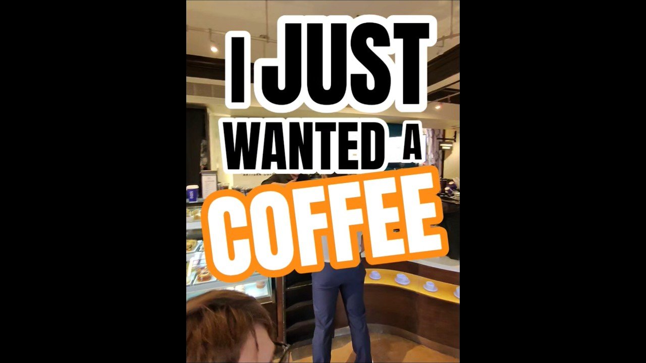 I JUST WANTED A COFFEE. What I got was a GRINDER hookup!