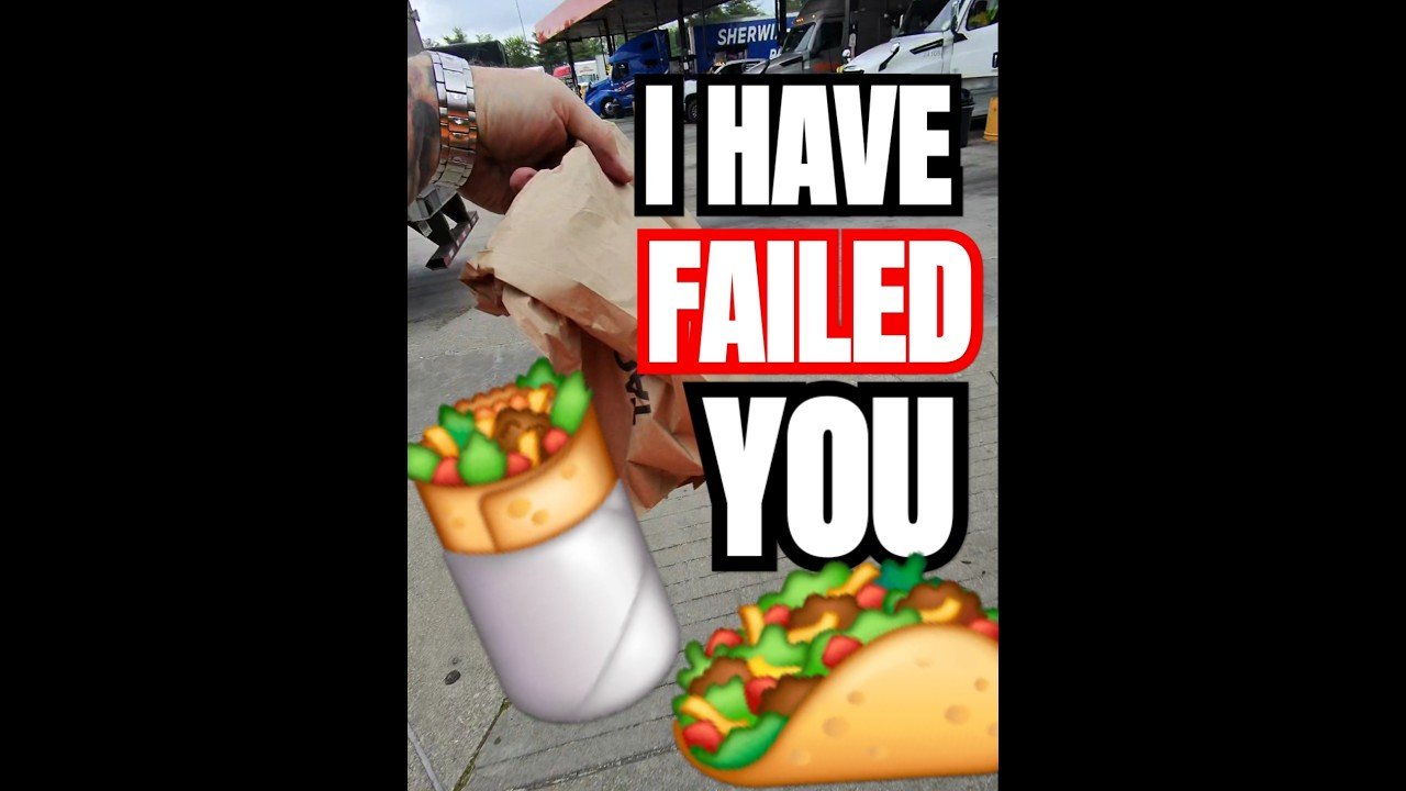 I LOST THE BURRITO BATTLE. I feel shame and regret.