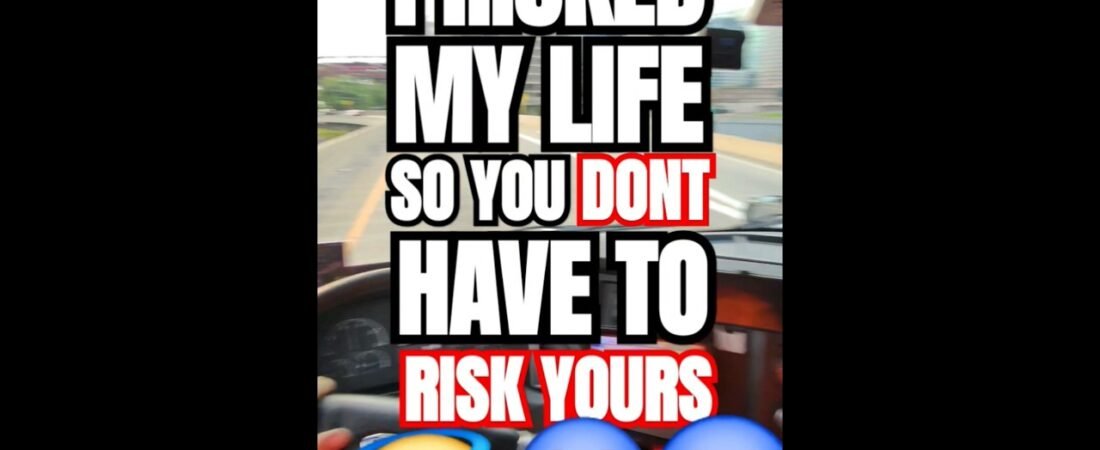 I RISKED MY LIFE SO YOU DON’T HAVE TO RISK YOURS.