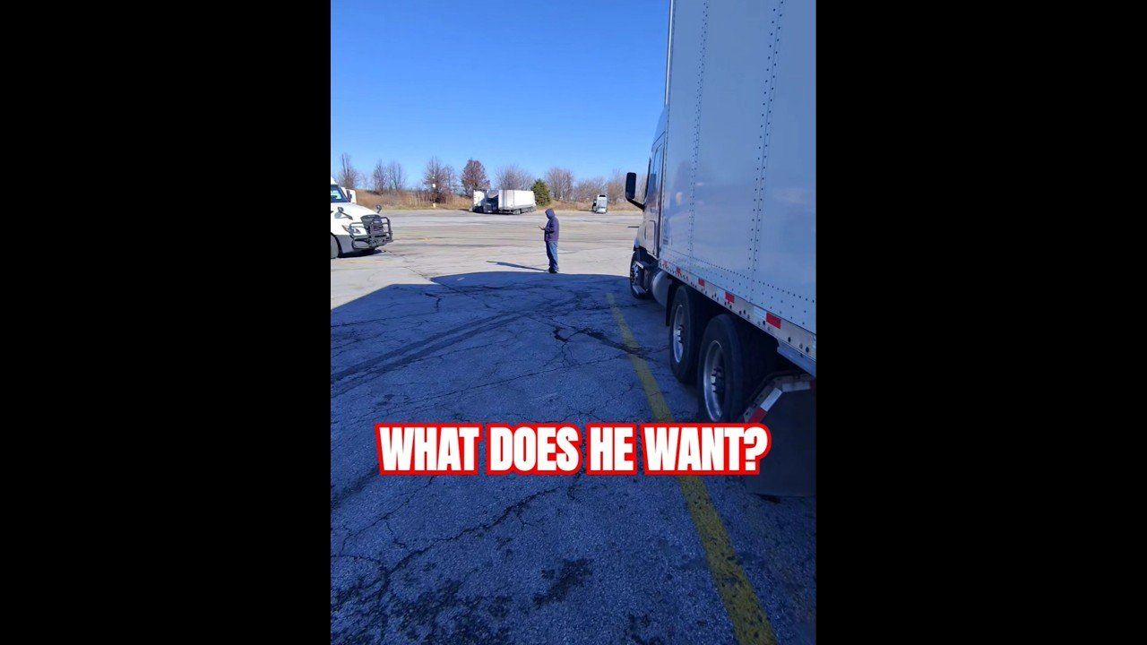 I almost lost my life today at the truck stop by a stranger in the parking lot. Trucking is NOT SAFE