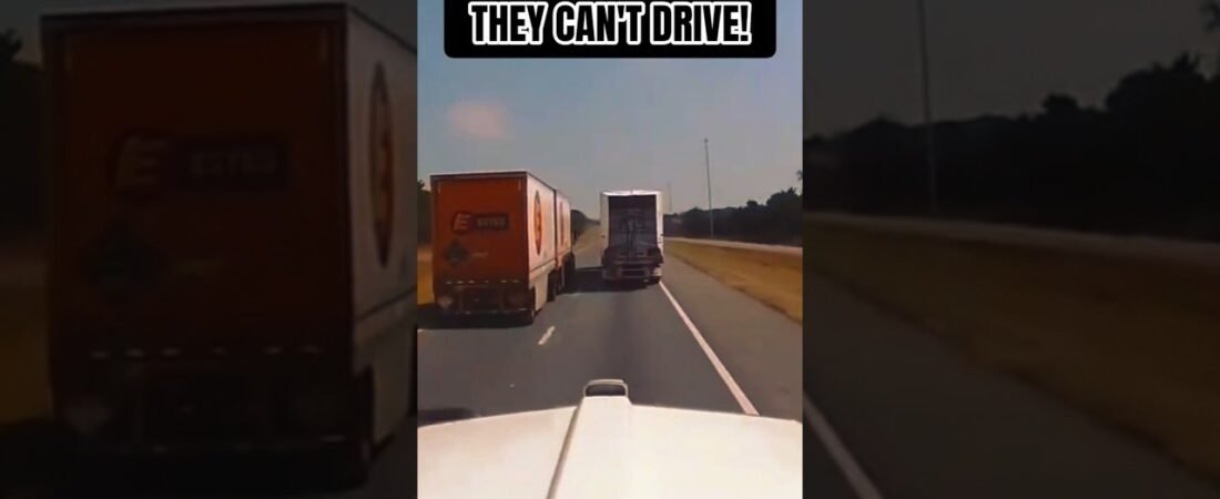 I had to teach them new company drivers how it’s done. Was I too aggressive?