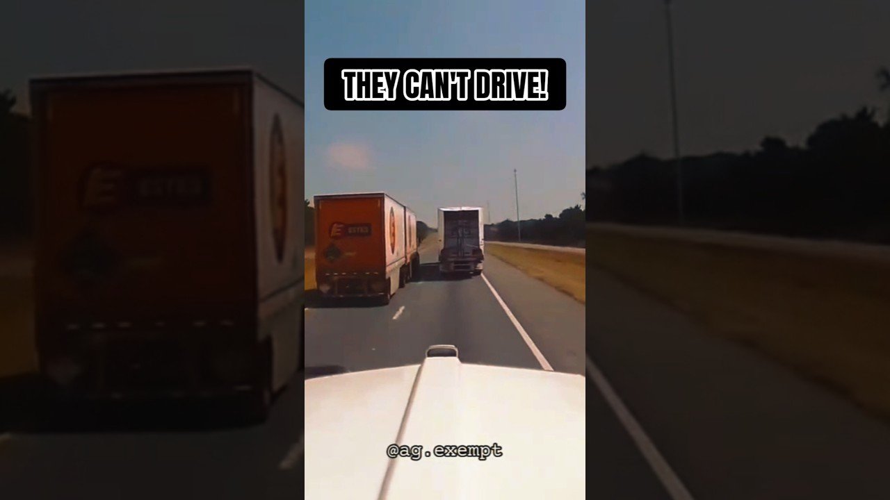 I had to teach them new company drivers how it’s done. Was I too aggressive?