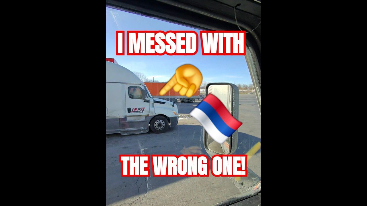 I messed with THE WRONG ONE and lived to tell about it. Trucking has RULES.