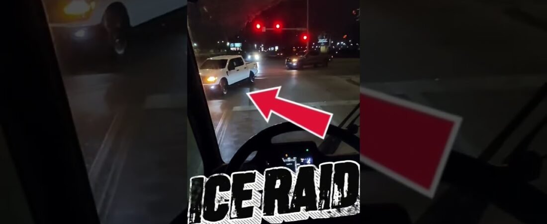 ICE AGENTS RAIDING THE TRUCK STOP!