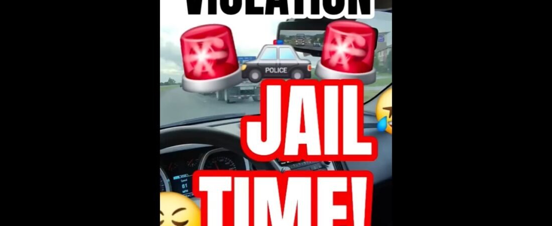ILLEGAL VIOLATION! This driver is going to jail!