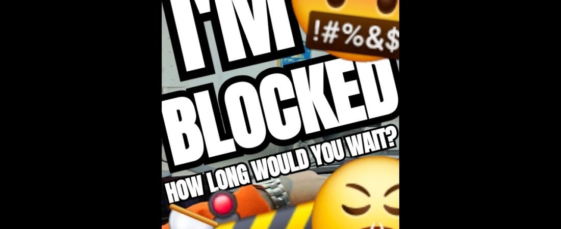 I’M BLOCKED IN AGAIN. How long would you wait before getting out of your truck and taking action?