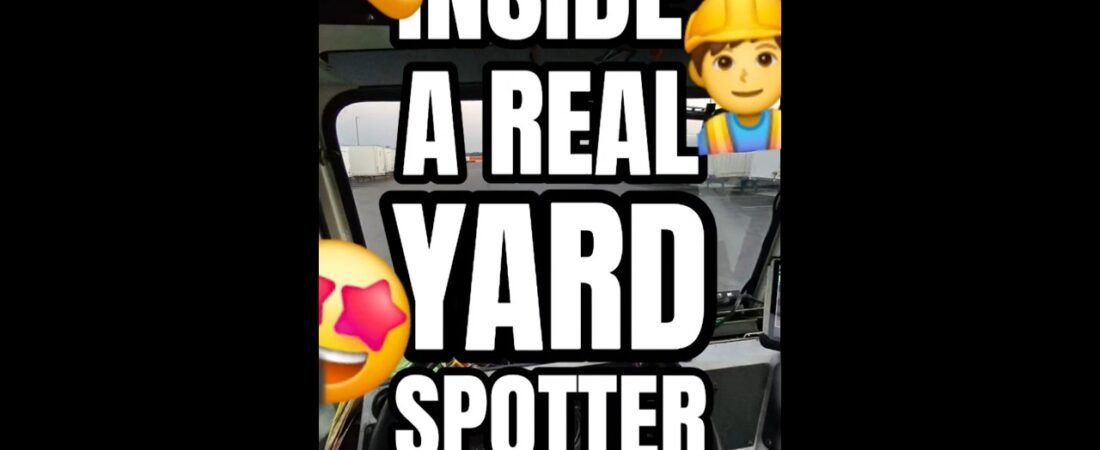 INSIDE A REAL YARD SPOTTER. This is every truckers dream. You don’t want to miss this.