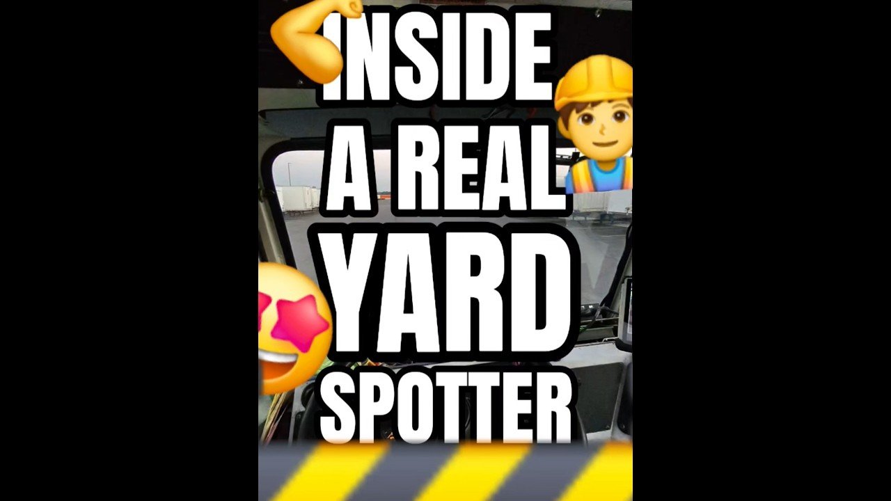 INSIDE A REAL YARD SPOTTER. This is every truckers dream. You don’t want to miss this.
