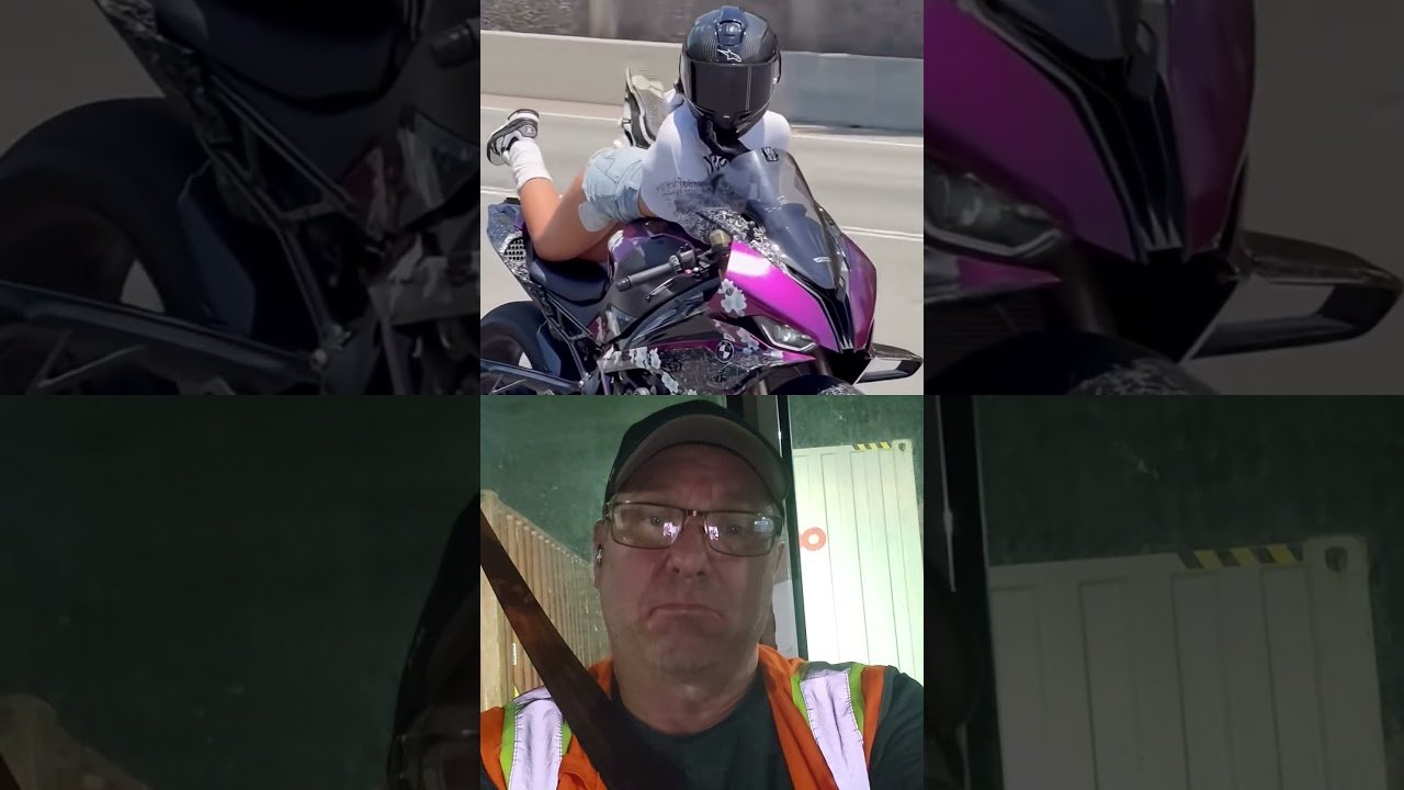 IS SHE FLIRTING WITH US,  DRIVER? THEY ALL LOVE TRUCKERS!