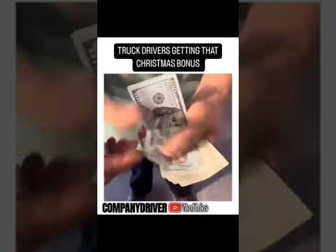 IT’S CHRISTMAS BONUS TIME FOR TRUCKERS! DID YOU GET YOURS? ARE YOU HAPPY? WAS IT ENOUGH?