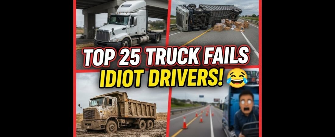Idiot Truck Drivers Compilation – If You Laugh, You’re a Trucker #70