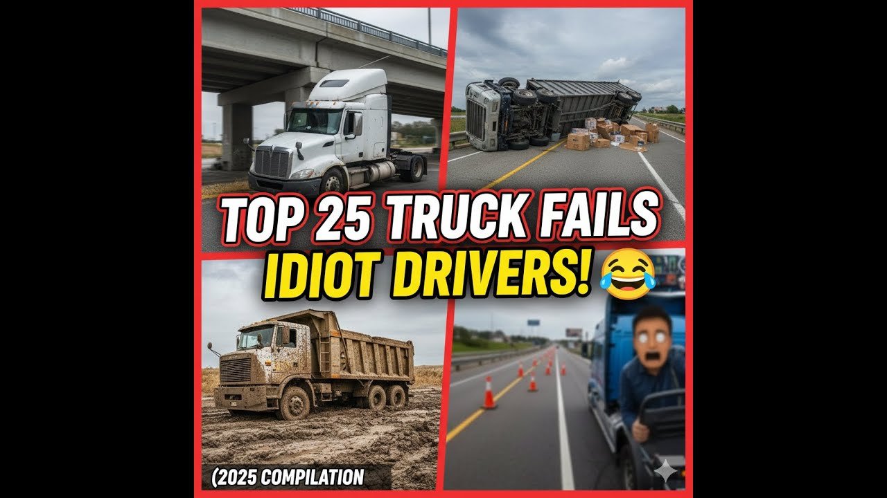 Idiot Truck Drivers Compilation – If You Laugh, You’re a Trucker #70