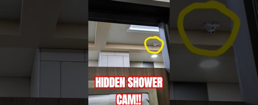 If you see HIDDEN SHOWER CAMERAS at the Truck Stop, don’t panic. They only want to watch you bathe.