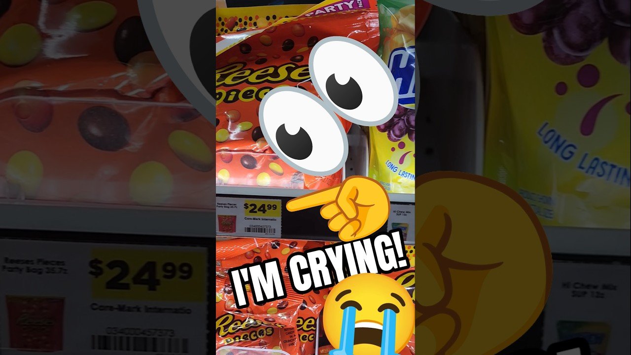 I’m crying over these prices of candy at the truck stop.