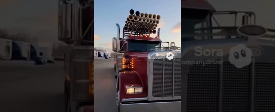 I’m not a steering wheel holder! Im a real trucker now!