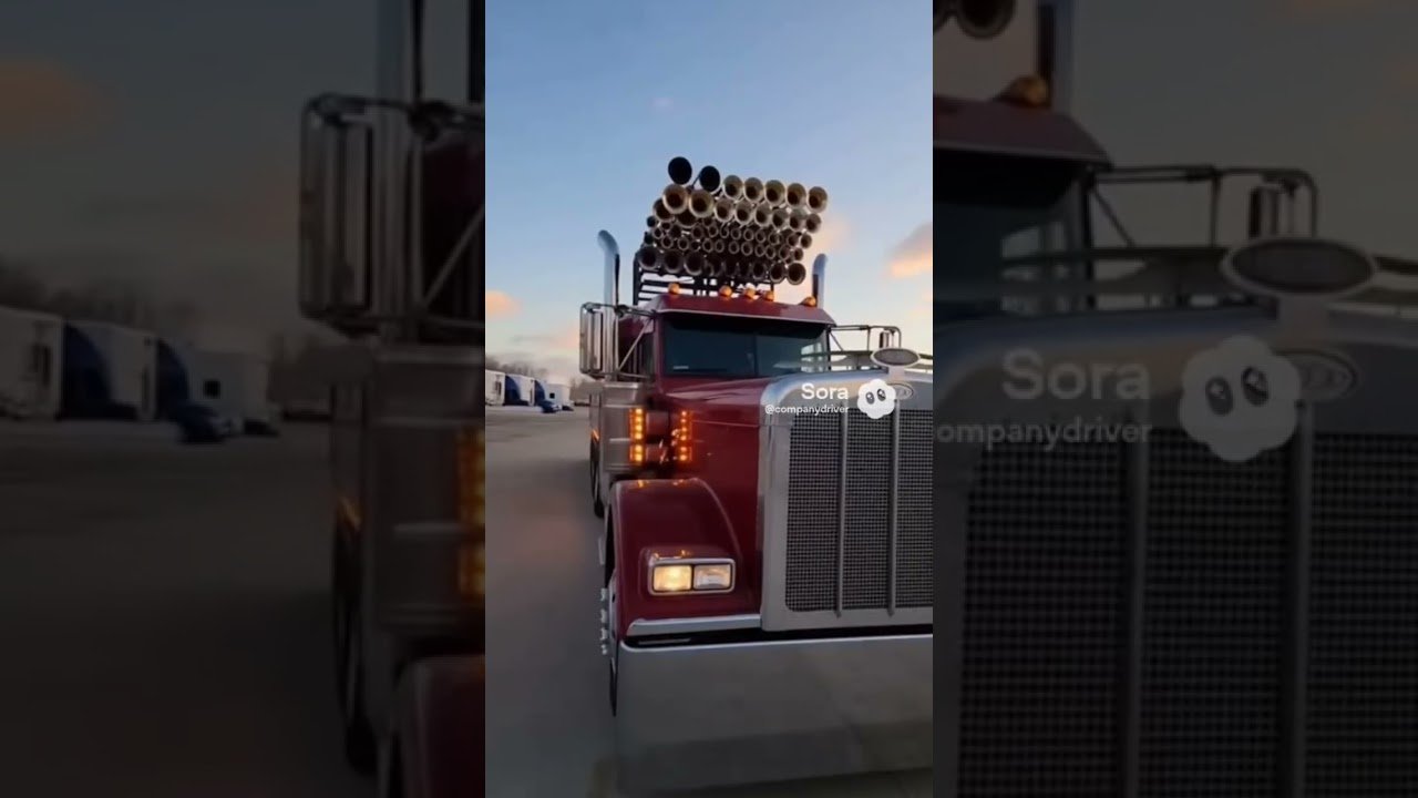 I’m not a steering wheel holder! Im a real trucker now!