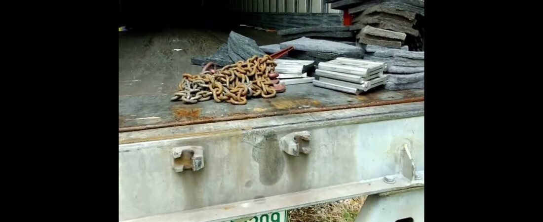 Is this normal? Is this supposed to be empty? Does this equipment belong to the semi trailer?