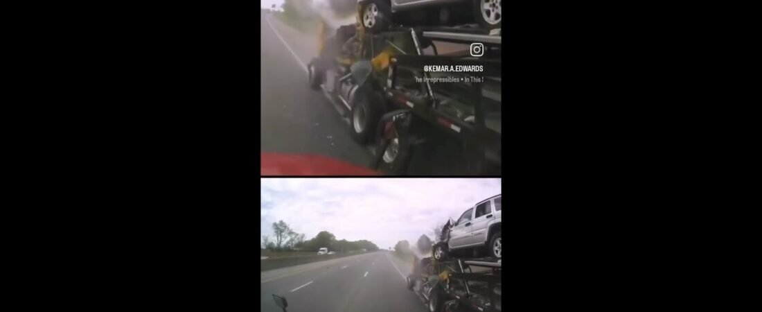 It was at this moment he knew he was the luckiest trucker in the world.