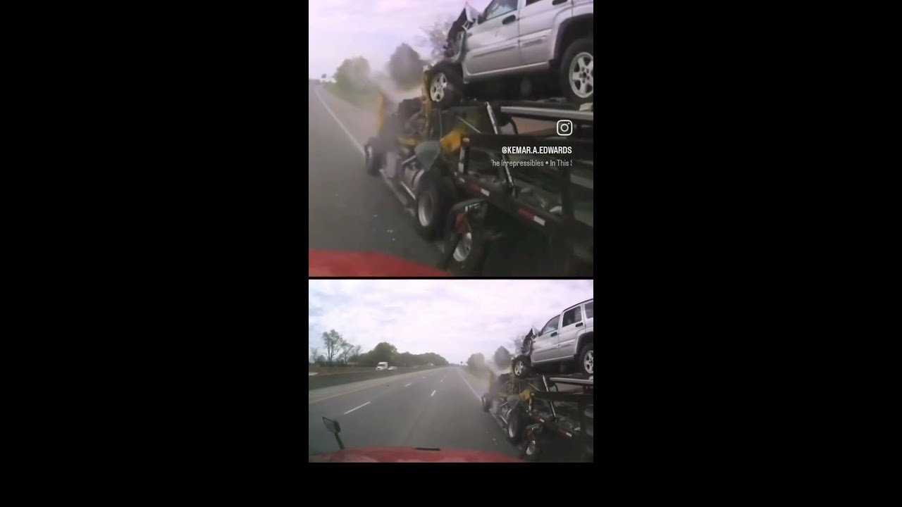 It was at this moment he knew he was the luckiest trucker in the world.