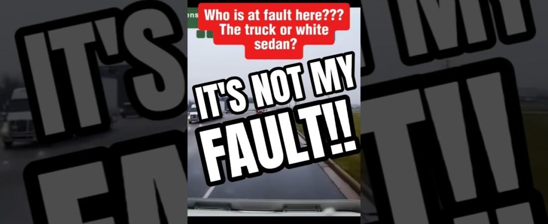 It’s NOT my fault! She cut me off like I wasn’t even there.