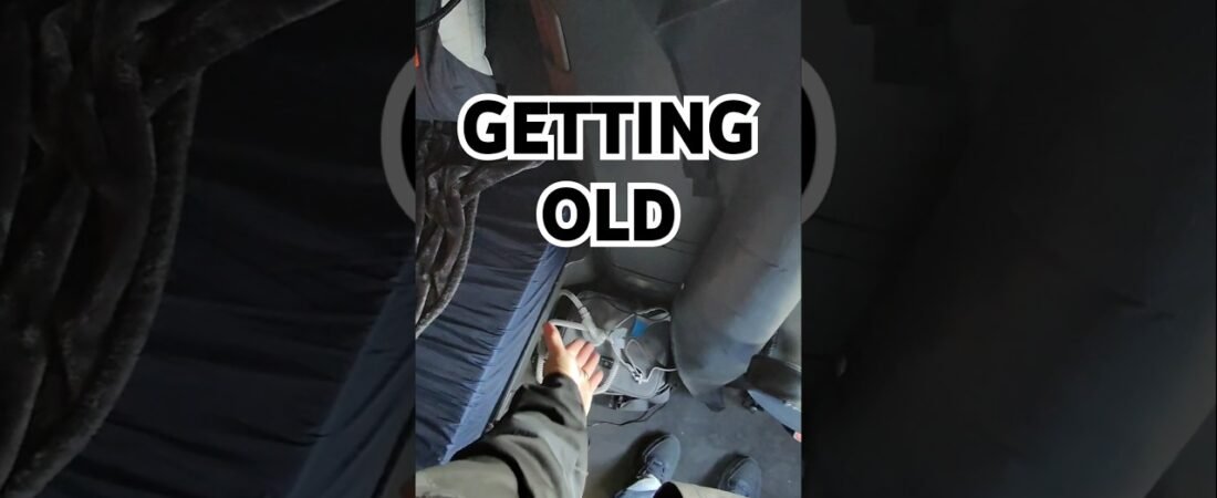 It’s just easier to stay young than it is to get old. Take this truckers advice.