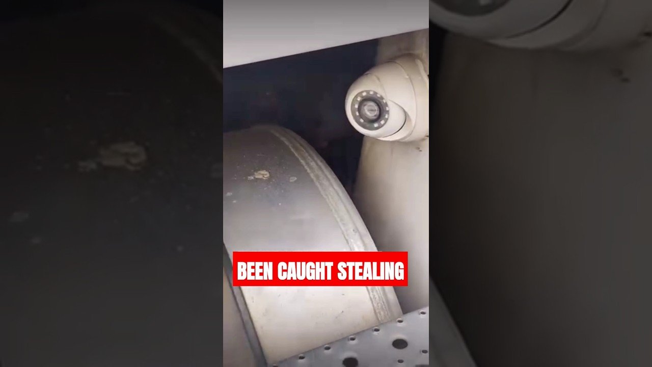 I’ve been caught stealing fuel again. They think I can be stopped by installing a SECURITY CAMERA?