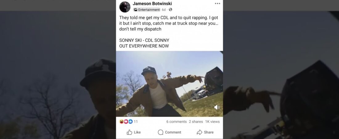 JERRY REED reincarnated for 2026. This trucker on Facebook is having a blast.