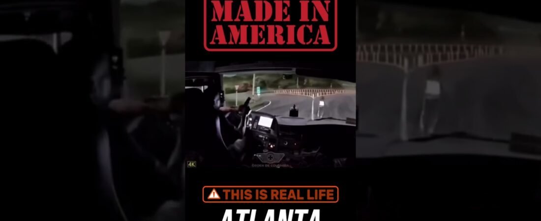 Just another Monday for this American Trucker in Atlanta GA.