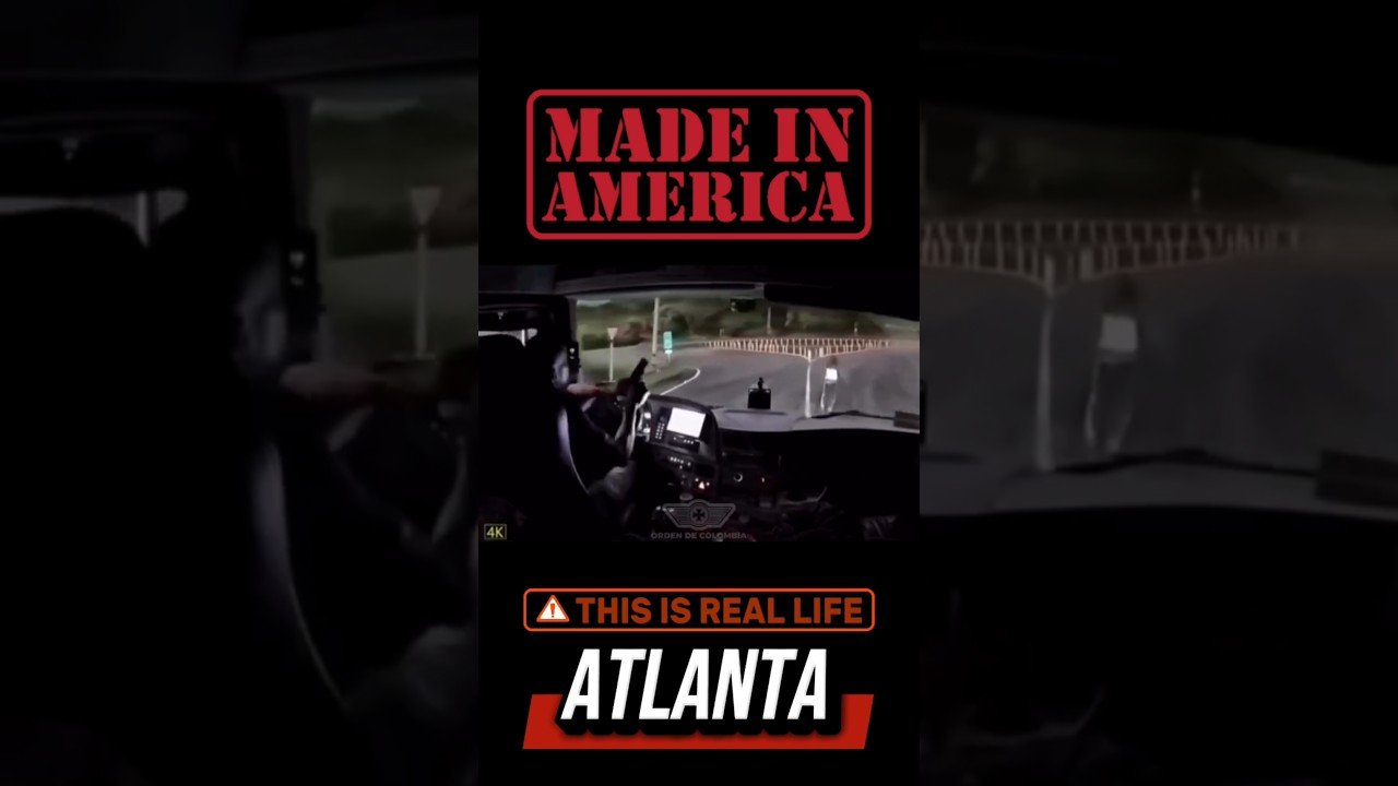 Just another Monday for this American Trucker in Atlanta GA.