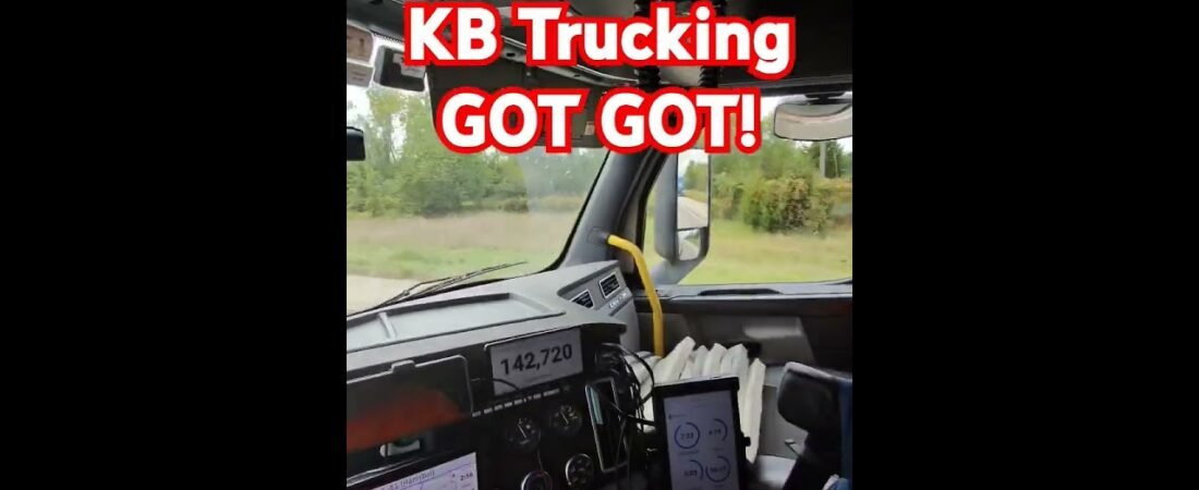KB Trucking GOT GOT by DOT today, and it’s UGLY. Don’t let this happen to you, Don’t run from cops!