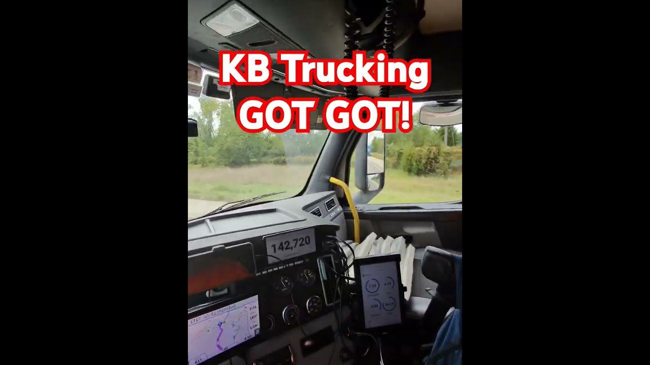 KB Trucking GOT GOT by DOT today, and it’s UGLY. Don’t let this happen to you, Don’t run from cops!