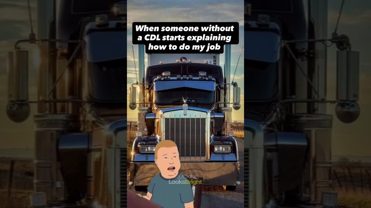 Karens always telling truckers how to do their job! Don’t listen to them