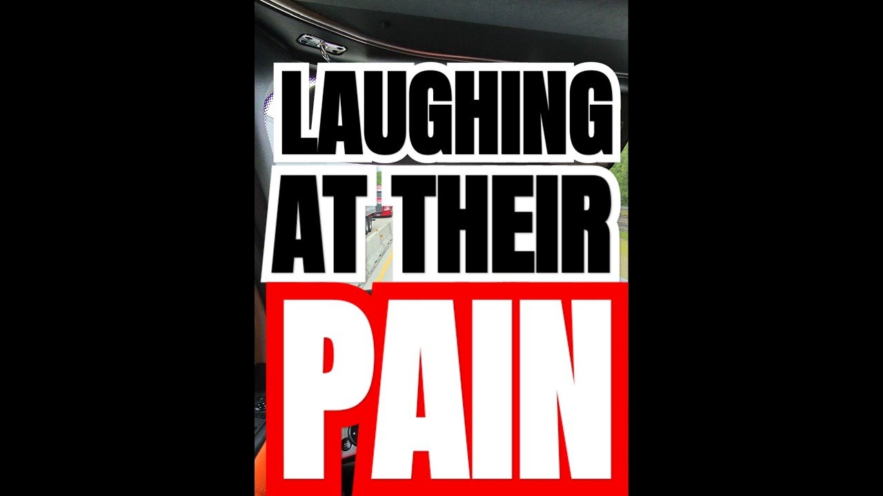 LAUGHING AT THEIR PAIN! It’s bad, but I’m only human.