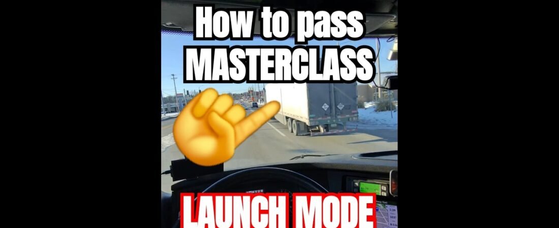 LAUNCH MODE in a Big Rig like THIS! Learn the tricks to passing every time!