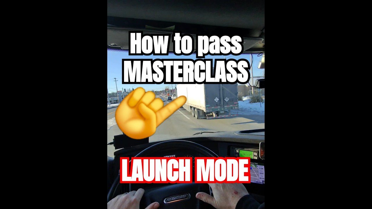 LAUNCH MODE in a Big Rig like THIS! Learn the tricks to passing every time!