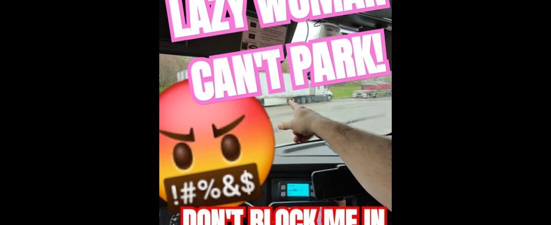 LAZY WOMAN CAN’T PARK SO SHE BLOCKS EVERYONE! Why do “THEY” act like this in public?