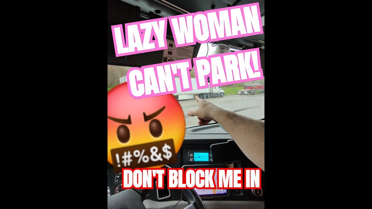 LAZY WOMAN CAN’T PARK SO SHE BLOCKS EVERYONE! Why do “THEY” act like this in public?