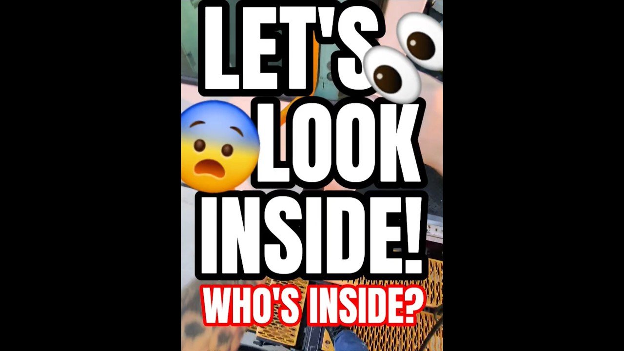 LET’S OPEN THIS TRAILER AND FIND OUT WHOS INSIDE!