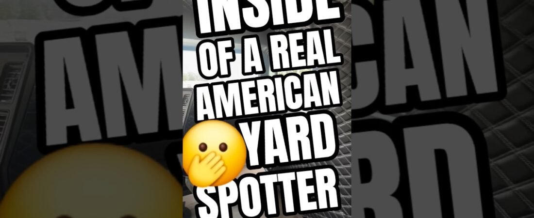 LOOK INSIDE OF A REAL AMERICAN YARD SPOTTER! This is your dream job.