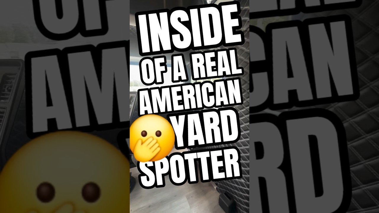 LOOK INSIDE OF A REAL AMERICAN YARD SPOTTER! This is your dream job.
