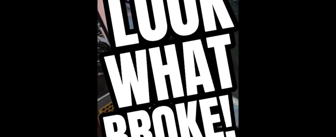 LOOK WHAT BROKE! How do I fix this?