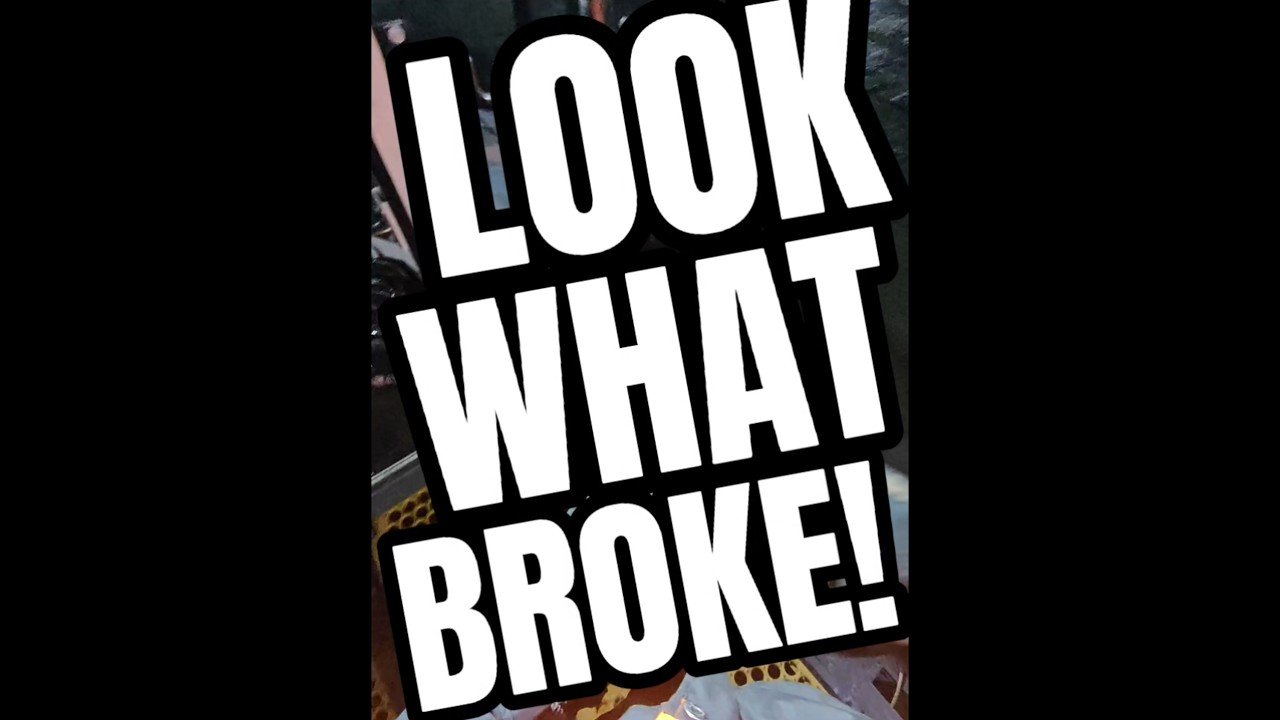 LOOK WHAT BROKE! How do I fix this?