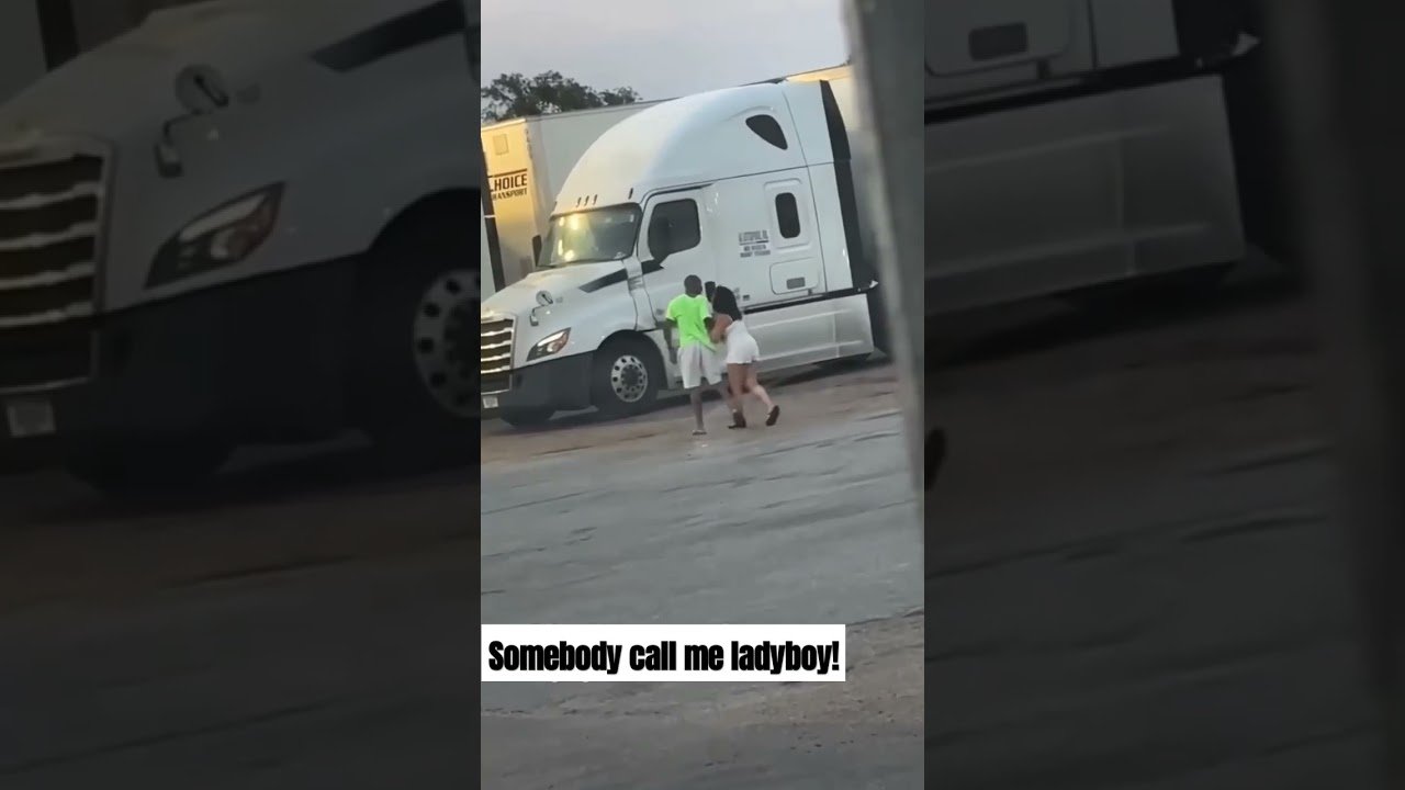 LadyBoy or Lot Lizard? Either way, you gotta pay up sucka. No free rides at the Truck Stop Driver.
